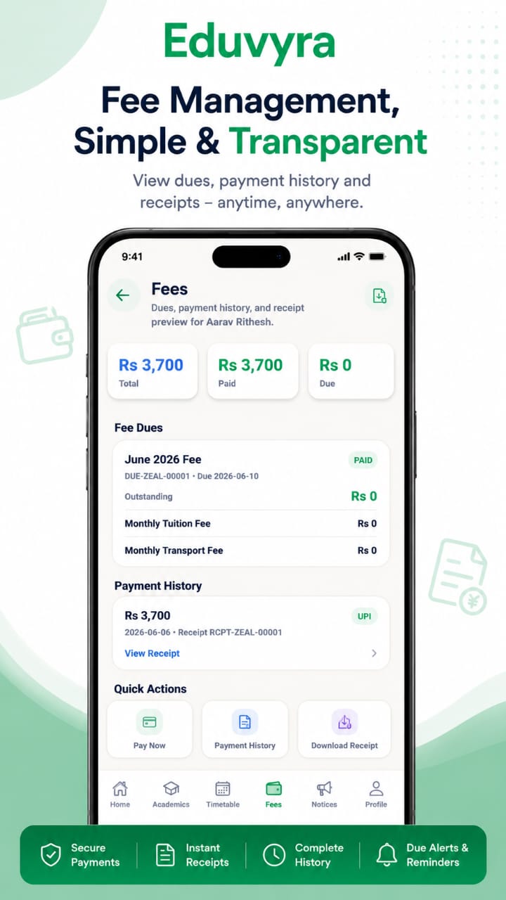 Eduvyra mobile app screen 3